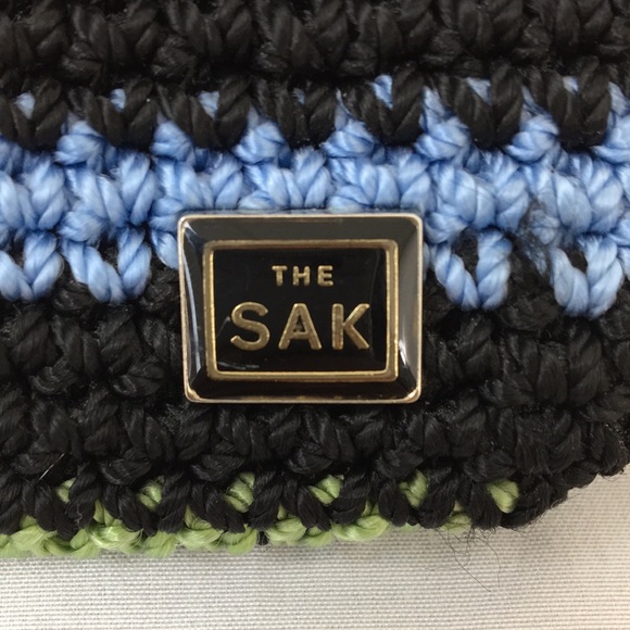 The SAK Crocheted Rainbow Mini Shoulder Bag EXCELLENT Condition - Picture 11 of 11